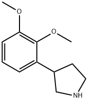 3-(2,3-DIMETHOXYPHENYL)PYRROLIDINE Structure