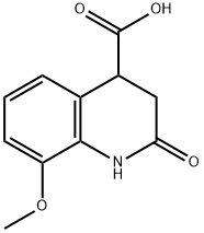 8-METHOXY-2-OXO-1,2,3,4-TETRAHYDROQUINOLINE-4-CARBOXYLIC ACID Structure