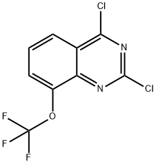 2,4-dichloro-8-(trifluoromethoxy)quinazoline 구조식 이미지