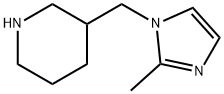 3-(2-METHYL-IMIDAZOL-1-YLMETHYL)-PIPERIDINE 구조식 이미지