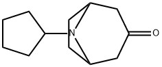 8-CYCLOPENTYL-8-AZABICYCLO[3.2.1]OCTAN-3-ONE 구조식 이미지