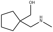 {1-[(methylamino)methyl]cyclopentyl}methanol Structure
