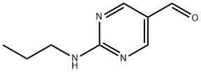 2-(PROPYLAMINO)PYRIMIDINE-5-CARBALDEHYDE Structure