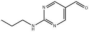 2-(PROPYLAMINO)PYRIMIDINE-5-CARBALDEHYDE 구조식 이미지