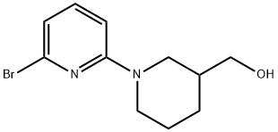 (6'-BroMo-3,4,5,6-tetrahydro-2H-[1,2']bipyridinyl-3-yl)-Methanol, 98+% C11H15BrN2O, MW: 271.16 구조식 이미지