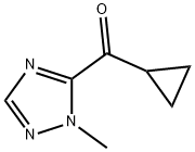 CYCLOPROPYL(1-METHYL-1H-1,2,4-TRIAZOL-5-YL)METHANONE 구조식 이미지