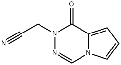 (1-OXOPYRROLO[1,2-D][1,2,4]TRIAZIN-2(1H)-YL)ACETONITRILE 구조식 이미지