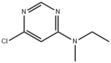 6-CHLORO-N-ETHYL-N-METHYL-4-PYRIMIDINAMINE Structure