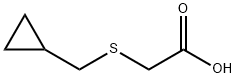 [(cyclopropylmethyl)thio]acetic acid 구조식 이미지