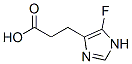 1H-Imidazole-4-propanoic  acid,  5-fluoro- Structure