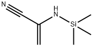 2-Propenenitrile,  2-[(trimethylsilyl)amino]- Structure