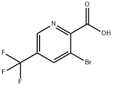 3-Bromo-5-(trifluoromethyl)pyridine-2-carboxylic acid Structure