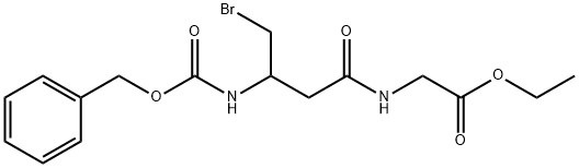 ETHYL (3-CBZ-AMINO-4-BROMOBUTYRYLAMINO)ACETATE Structure
