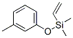 Benzene,  1-[(ethenyldimethylsilyl)oxy]-3-methyl- Structure