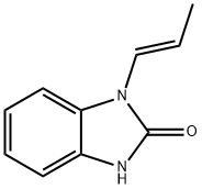 2H-Benzimidazol-2-one,1,3-dihydro-1-(1-propenyl)-,(E)-(9CI) Structure