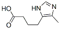 1H-Imidazole-5-butanoic  acid,  4-methyl- 구조식 이미지