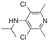 4-Pyridinamine,  3,5-dichloro-2,6-dimethyl-N-(1-methylethyl)- Structure