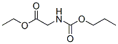 Glycine,  N-(propoxycarbonyl)-,  ethyl  ester 구조식 이미지
