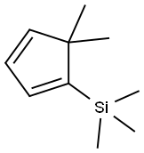 1,3-Cyclopentadiene, 5,5-dimethyl-1-trimethylsilyl- 구조식 이미지