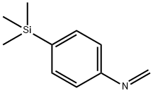 Benzenamine,  N-methylene-4-(trimethylsilyl)- Structure