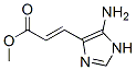 2-Propenoic  acid,  3-(5-amino-1H-imidazol-4-yl)-,  methyl  ester,  (2E)- 구조식 이미지
