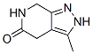 5H-Pyrazolo[3,4-c]pyridin-5-one,  2,4,6,7-tetrahydro-3-methyl- Structure