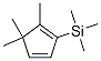 1,3-Cyclopentadiene, 1,5,5-trimethyl-2-(trimethylsilyl)- Structure