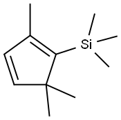 1,3-Cyclopentadiene, 2,5,5-trimethyl-1-(trimethylsilyl)- 구조식 이미지