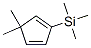 1,3-Cyclopentadiene,  5,5-dimethyl-2-(trimethylsilyl)- 구조식 이미지
