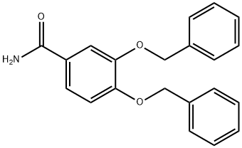 3,4-BIS(BENZYLOXY)BENZAMIDE Structure