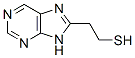 9H-Purine-8-ethanethiol Structure