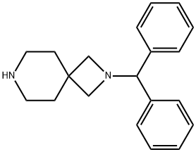 2-BENZHYDRYL-2,7-DIAZA-SPIRO[3.5]NONANE 구조식 이미지