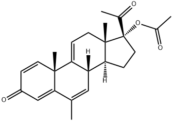 FluoroMetholoneAcetate6,9(11)-디엔불순물 구조식 이미지