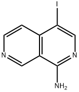2,7-Naphthyridin-1-aMine, 4-iodo- 구조식 이미지