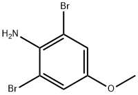 2,6-디브로모-4-메톡시아닐린 구조식 이미지