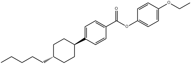 4-Ethoxylphenyl-4'-Trans-Pentylcyclohexylbenzoate Structure