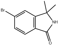 5-Bromo-3,3-dimethyl-isoindolin-1-one Structure