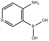 4-Aminopyridine-3-boronicacid Structure