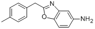2-(4-METHYL-BENZYL)-BENZOOXAZOLE-5-YLAMINE Structure