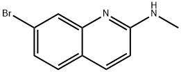 7-BROMO-N-METHYLQUINOLIN-2-AMINE 구조식 이미지