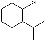 2-isopropylcyclohexan-1-ol Structure