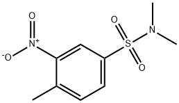 N,N-dimethyl-2-nitrotoluene-4-sulphonamide  Structure