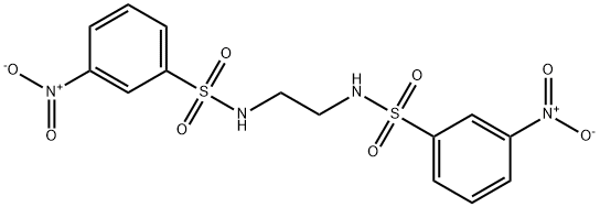 3-nitro-N-[2-[(3-nitrophenyl)sulfonylamino]ethyl]benzenesulfonamide Structure