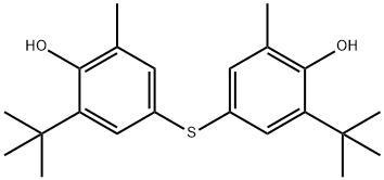 4,4'-Thiobis(2-methyl-6-tert-butylphenol) Structure
