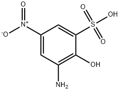메타닐산, 2-하이드록시-5-나이트로- 구조식 이미지