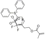 triphenylsulfoniuM 1,1,2-trifluoro-4-(Methacryloyloxy)butane-1-sulfonate Structure