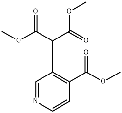 2-(4-(Methoxycarbonyl)pyridine-3-yl)Malonic Acid DiMethyl Ester Structure