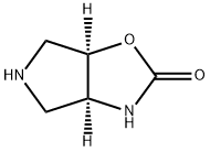 (3aS,6aR)-hexahydro-2H-Pyrrolo[3,4-d]oxazol-2-one 구조식 이미지