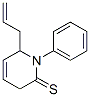 2(1H)-Pyridinethione,  3,6-dihydro-1-phenyl-6-(2-propen-1-yl)- Structure