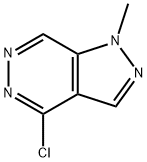 4-chloro-1-methyl-1H-pyrazolo[3,4-d]pyridazine Structure